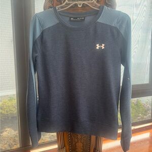 Under Armour Navy and Light Blue Crewneck